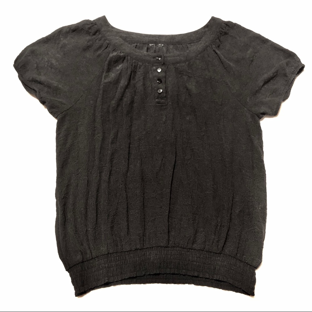 Faux Wrinkled Styled Blouse